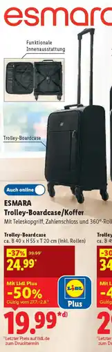 Lidl esmara Trolley-Boardcase/Koffer Angebot