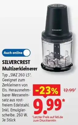 Lidl SILVERCREST Multizerkleinerer Angebot