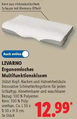 Lidl LIVARNO Ergonomisches Multifunktionskissen Angebot
