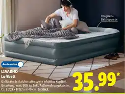 Lidl LIVARNO Luftbett Angebot
