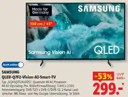 Lidl SAMSUNG QLED-Q7F2-Vision-AI-Smart-TV Angebot