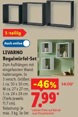 Lidl LIVARNO Regalwürfel-Set Angebot