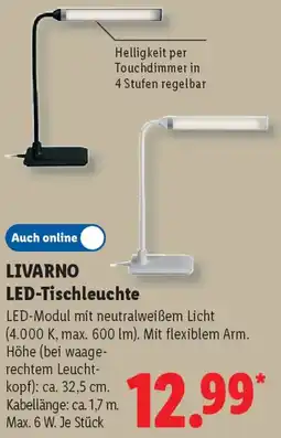 Lidl LIVARNO LED-Tischleuchte Angebot
