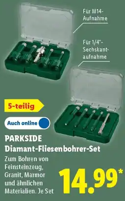 Lidl PARKSIDE Diamant-Fliesenbohrer-Set Angebot