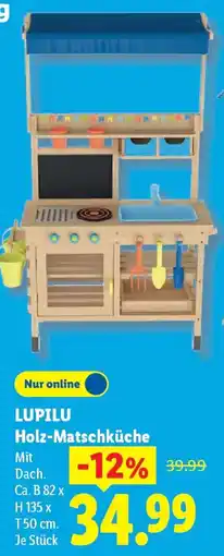 Lidl LUPILU Holz-Matschküche Angebot