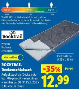 Lidl ROCKTRAIL Deckenschlafsack Angebot