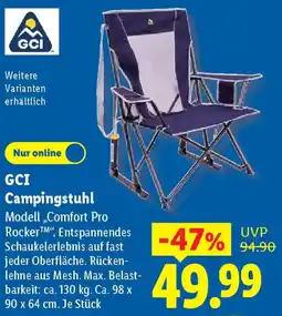 Lidl GCI Campingstuhl Angebot