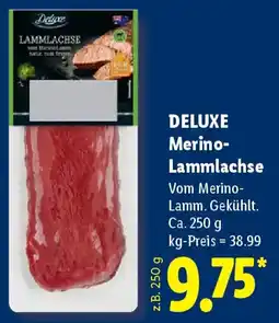 Lidl DELUXE Merino Lammlachse Angebot