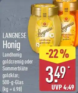 Aldi Nord LANGNESE Honig Angebot
