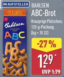 Aldi Nord BAHLSEN ABC-Brot Angebot