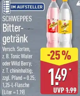 Aldi Nord SCHWEPPES Bittergetränk Angebot