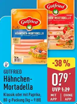 Aldi Nord GUTFRIED Hähnchen Mortadella Angebot