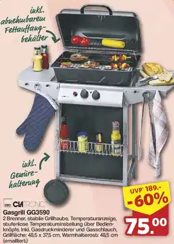 Famila Nord West CLATRONIC Gasgrill GG3590 Angebot
