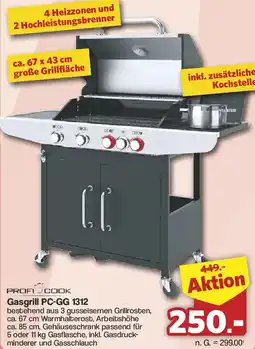 Famila Nord West PROFI COOK Gasgrill PC-GG 1312 Angebot