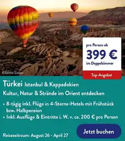 Aldi Nord Türkei Istanbul & Kappadokien Angebot
