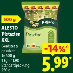 Lidl ALESTO Pistazien XXL Angebot