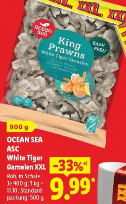 Lidl OCEAN SEA ASC White Tiger Garnelen XXL Angebot