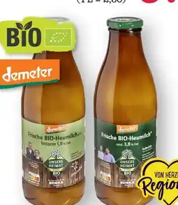 Scheck-in-Center Unsere Heimat Echt & Gut Frische Bio Heumilch Angebot