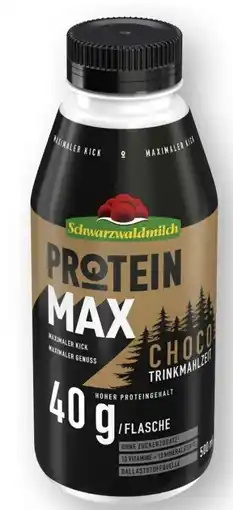 Scheck-in-Center Schwarzwaldmilch Protein Trinkmahlzeit Angebot
