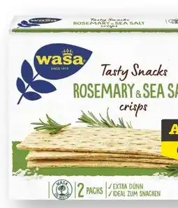 Scheck-in-Center Wasa Tasty Snacks Rosemary Sea Salt Angebot