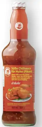 Scheck-in-Center Cock Brand Süße Chilisauce Angebot