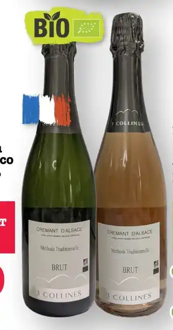 Scheck-in-Center Chateau Trois Collines Bio Elsass Crémant d’Alsace Les Méthode Traditionelle Angebot
