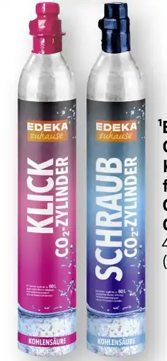 Scheck-in-Center Edeka zuhause CO² -Zylinder mit Klickfunktion Angebot