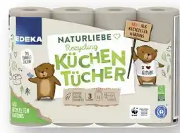 Scheck-in-Center Edeka Naturliebe Küchentücher Recycling Angebot