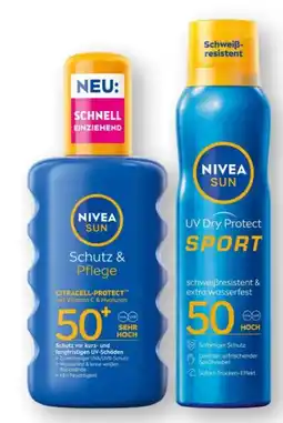 Scheck-in-Center Nivea Sun Schutz & Pflege Spray LSF 50+ Angebot