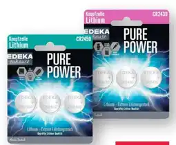 Scheck-in-Center Edeka zuhause Pure-Power Lithium Knopfzelle Angebot
