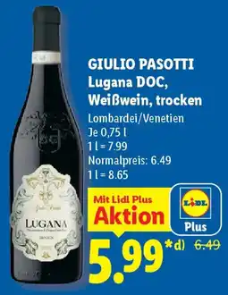 Lidl GIULIO PASOTTI Lugana DOC, Weißwein, trocken Angebot