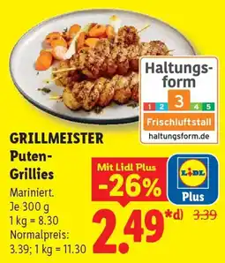 Lidl GRILLMEISTER Puten Grillies Angebot