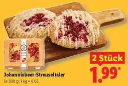 Lidl Johannisbeer-Streuseltaler Angebot