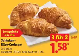 Lidl Schinken Käse-Croissant Angebot