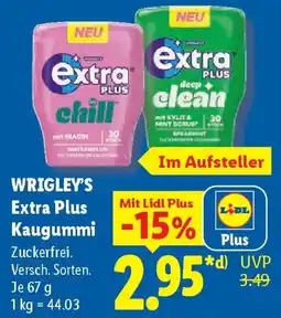 Lidl WRIGLEY'S Extra Plus Kaugummi Angebot