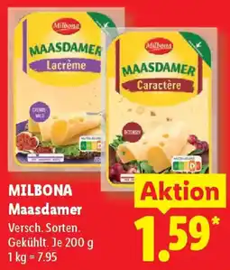 Lidl MILBONA Maasdamer Angebot