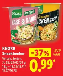 Lidl KNORR Snackbecher Angebot
