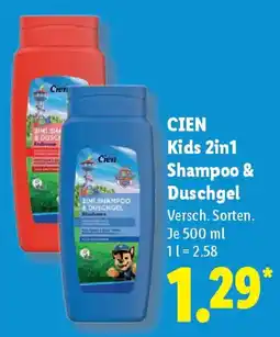 Lidl CIEN Kids 2in1 Shampoo & Duschgel Angebot