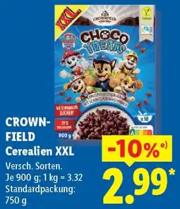 Lidl CROWN FIELD Cerealien XXL Angebot