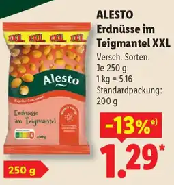 Lidl Alesto Erdnüsse im Teigmantel XXL Angebot