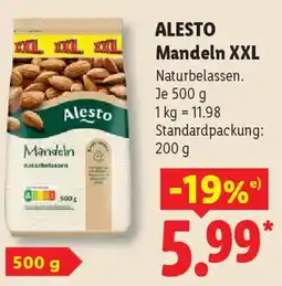 Lidl ALESTO Mandeln XXL Angebot