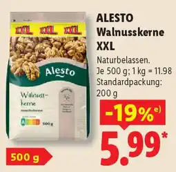 Lidl ALESTO Walnusskerne XXL Angebot
