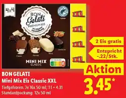 Lidl BON GELATI Mini Mix Eis Classic XXL Angebot