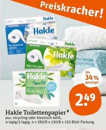 tegut Hakle Toilettenpapier Angebot