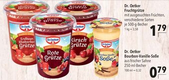 CITTI Markt Dr. Oetker Fruchtgrütze oder Dr. Oetker Bourbon Vanille Soße Angebot