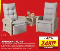 toom Baumarkt Relaxmöbel-Set „Ella“ Angebot