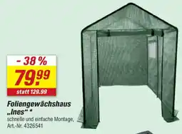 toom Baumarkt Foliengewächshaus "Ines" Angebot