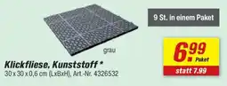 toom Baumarkt Klickfliese, Kunststoff Angebot