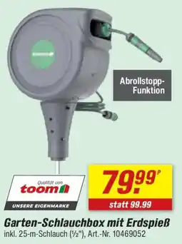 toom Baumarkt Garten-Schlauchbox mit Erdspieß Angebot