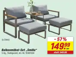 toom Baumarkt Balkonmöbel-Set „Smilla“ Angebot